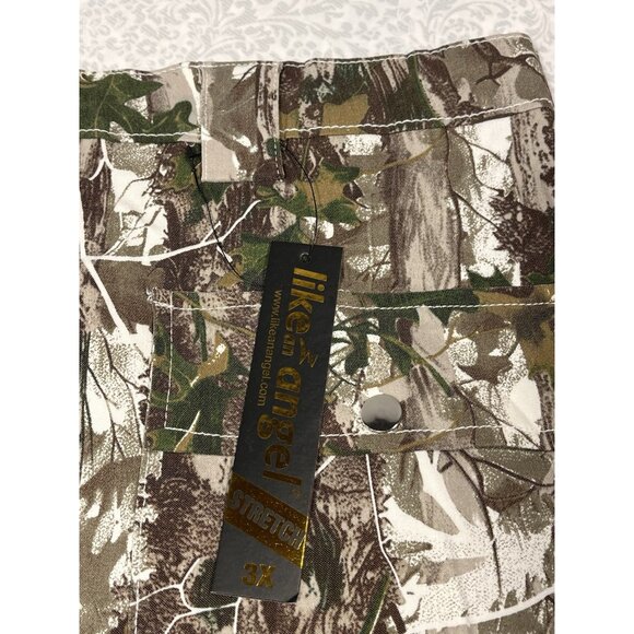 NWT Women’s Sz 3x Like An Angel Camo Cargo Pockets Skirt Hunting Fishing - Picture 2 of 11